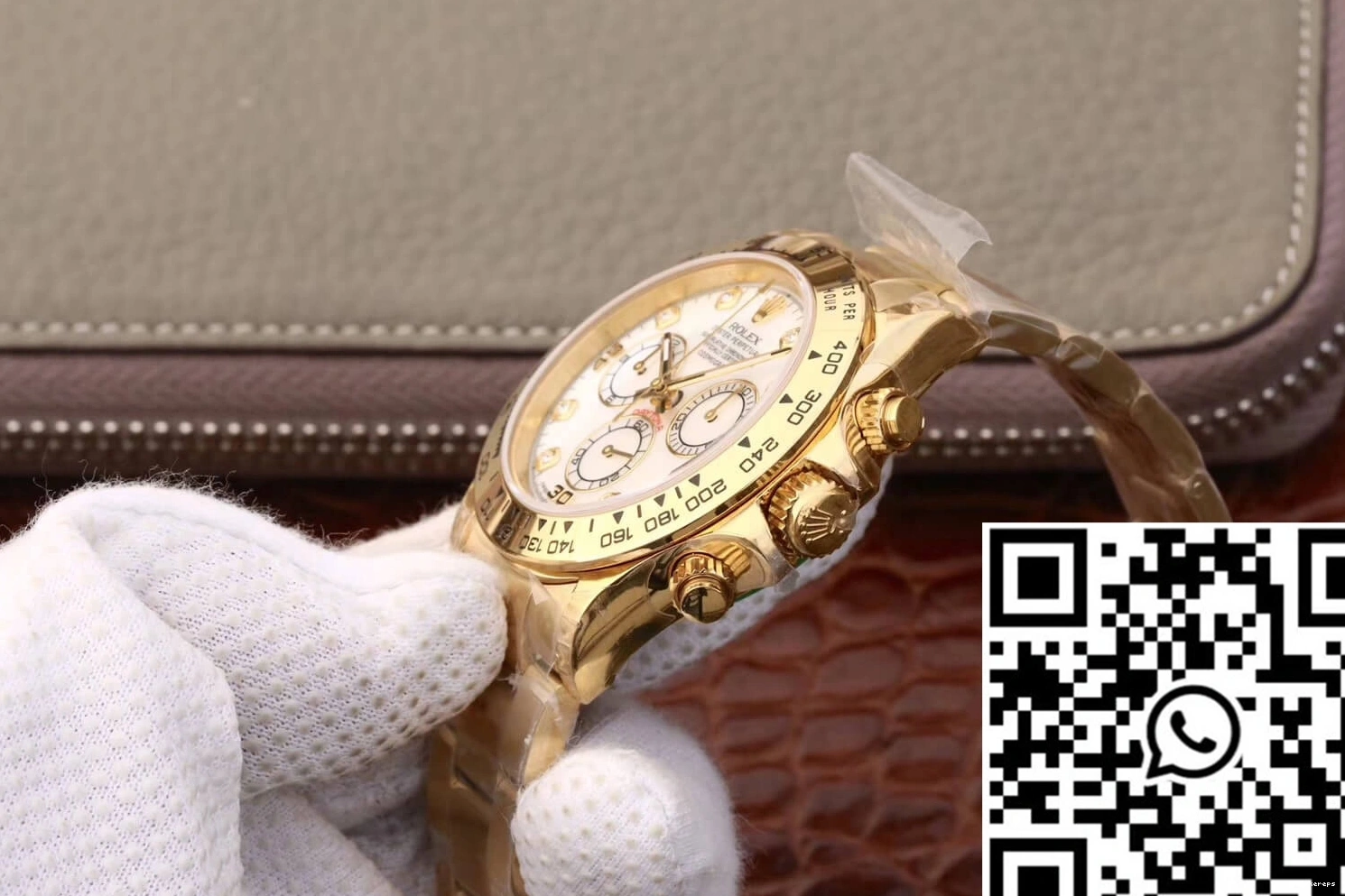 Dial Gold Daytona 116528-78598 JH Diamonds Cosmograph Factory Yellow Rolex 0419